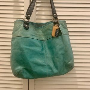 Teal Coach Bag
